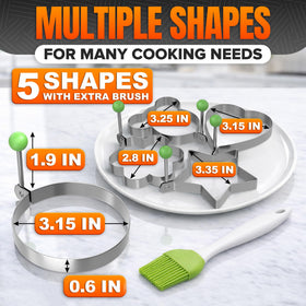 HYQO star pancake mold adds playful shapes for kids' breakfasts