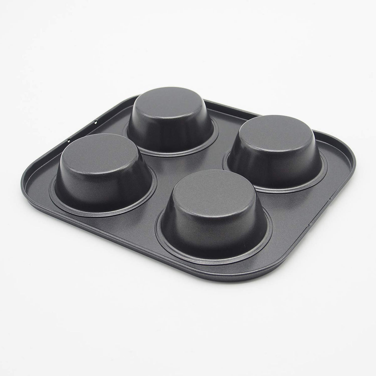 HYTK oven-safe muffin pan withstands up to 450F for versatile baking.