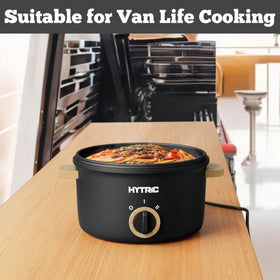 HYTRIC hot pot 2.5L safe auto-shutoff protects during cooking