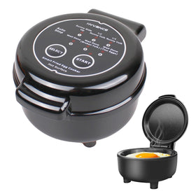 Hyvance Smart Fried Egg Cooker top view shows a compact, round design for quick breakfasts.