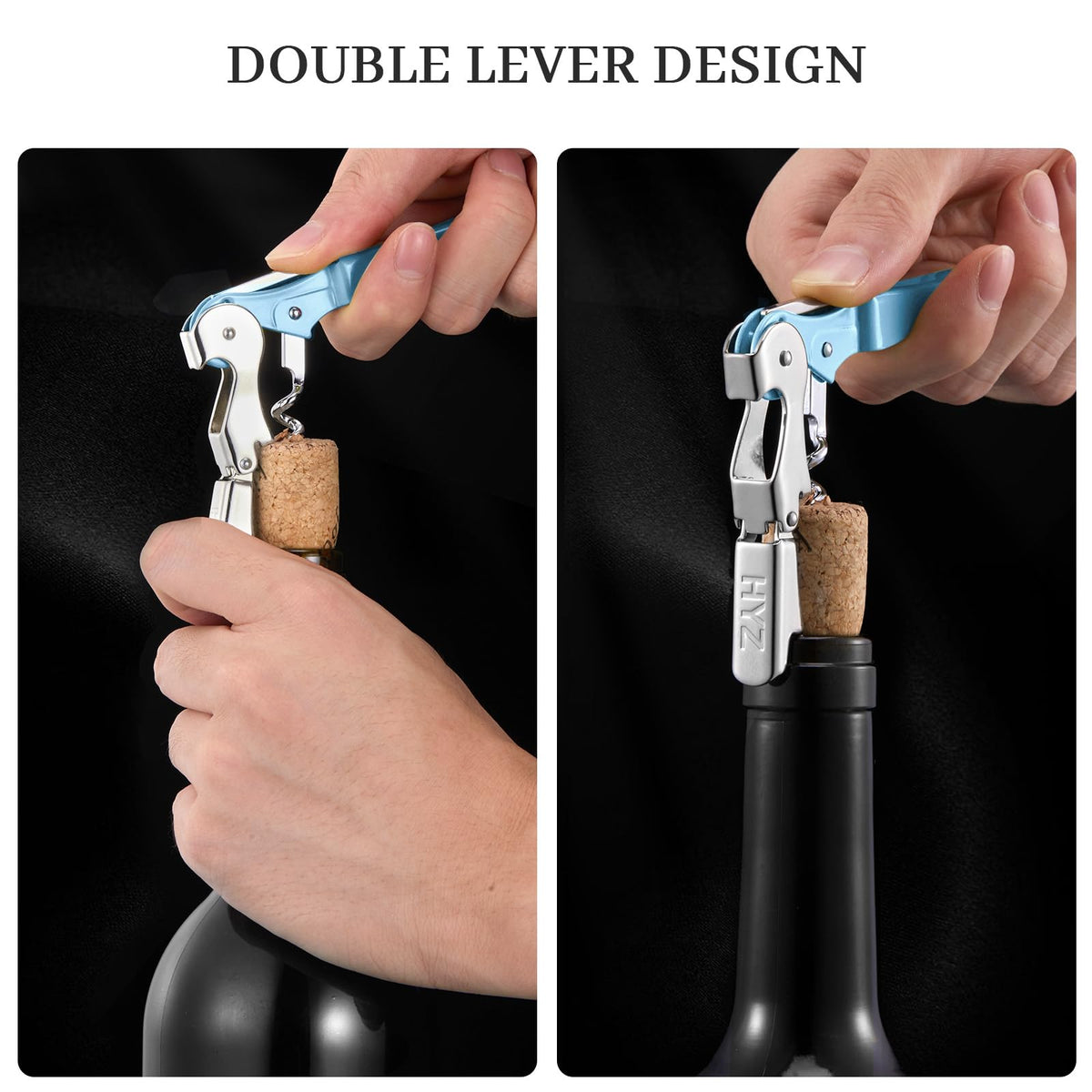 HYZ bottle cap opener adds convenience for beer service.