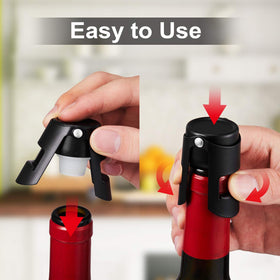 HYZ silicone plug detail demonstrates airtight, easy-clean design.