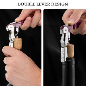 HYZ sturdy 420 stainless steel worm ensures reliable cork extraction