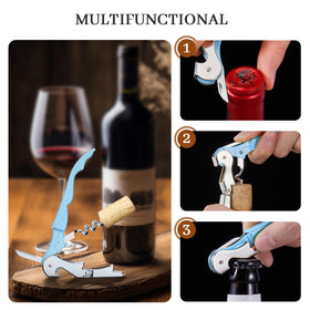 HYZ thick stainless worm provides lasting cork removal.