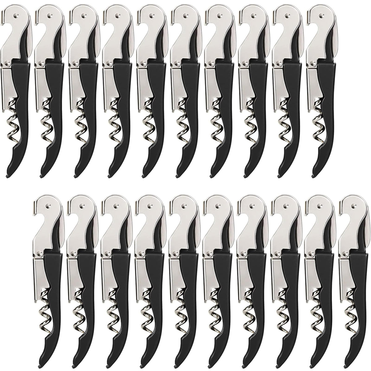 HYZ wine opener bulk pack in black for bars and servers, durable and ready for use.