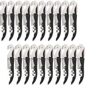 HYZ wine opener bulk pack in black for bars and servers, durable and ready for use.