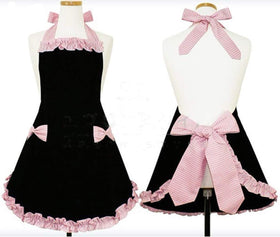 Hyzrz apron shows adjustable neck for a comfortable fit