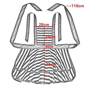 Hyzrz retro apron on model showcasing versatile use
