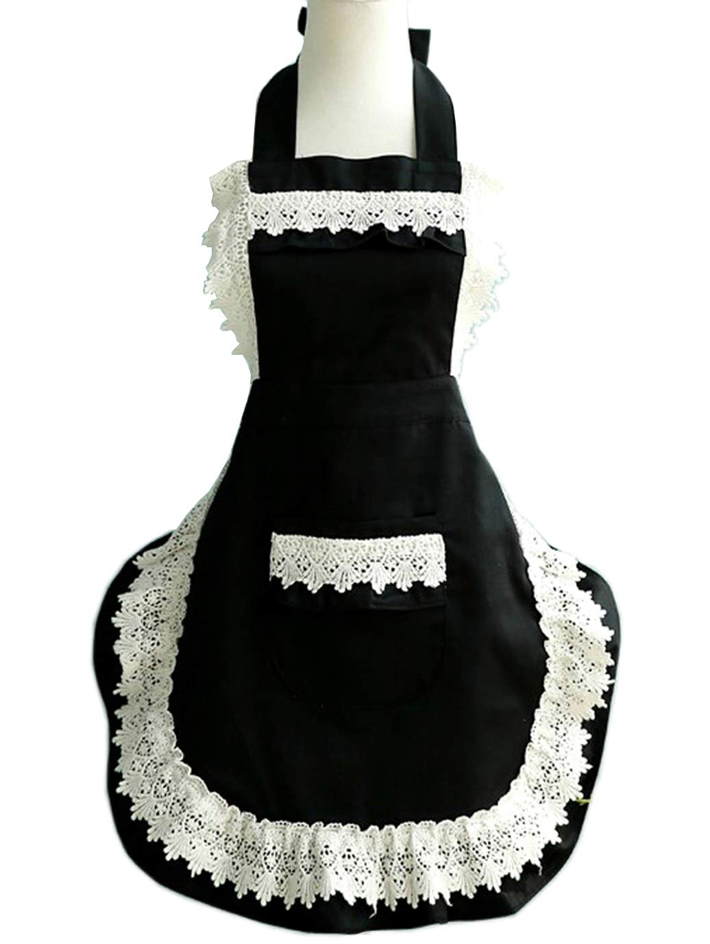 Hyzrz Lovely Home Work apron front view with two pockets for quick storage.