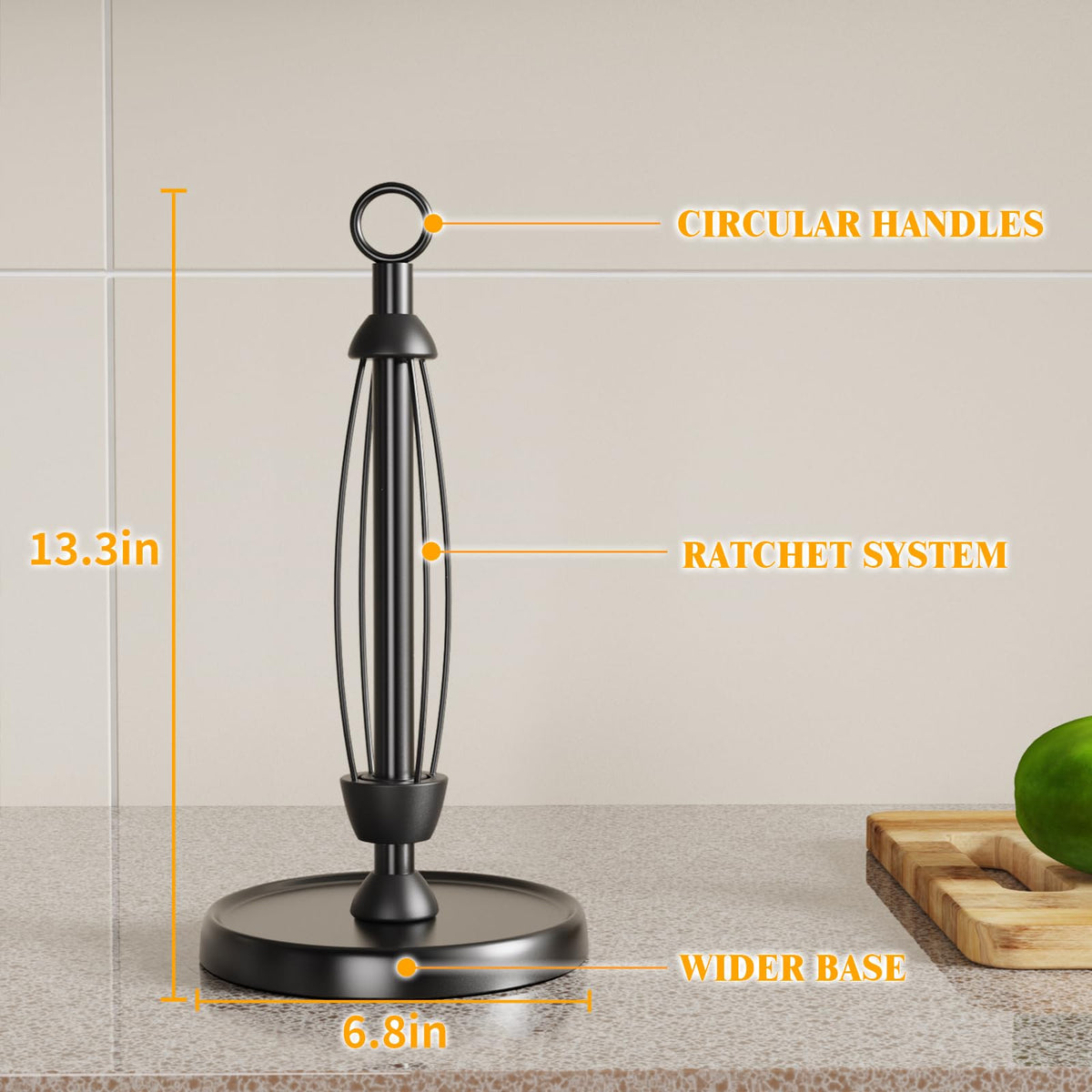 HZE durable stainless steel construction adds longevity and a modern touch.
