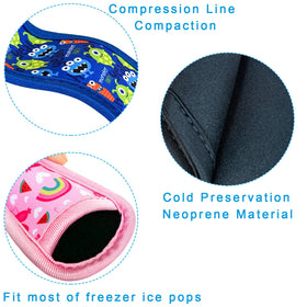 Hzran freezer-friendly sleeves are durable and reusable for summer treats.