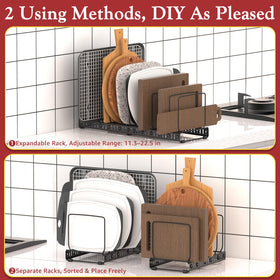 HzTinT adjustable dividers extended to fit various board sizes