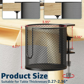 HzTinT anti-spill cup holder prevents accidental spills during focused work