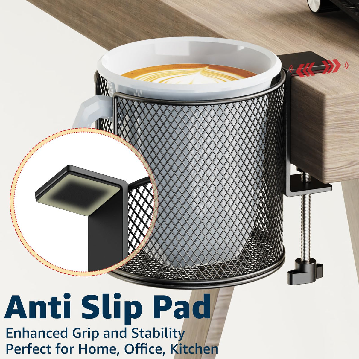 HzTinT clip-on design fits 0.27–2.36 inch surfaces securely