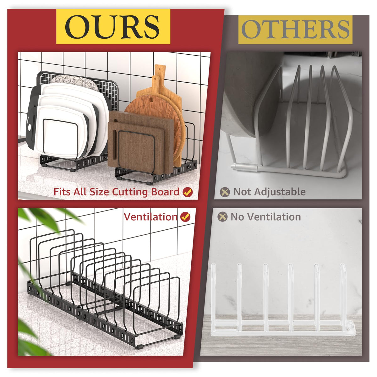 HzTinT cookie sheets and bakeware organized by HzTinT rack