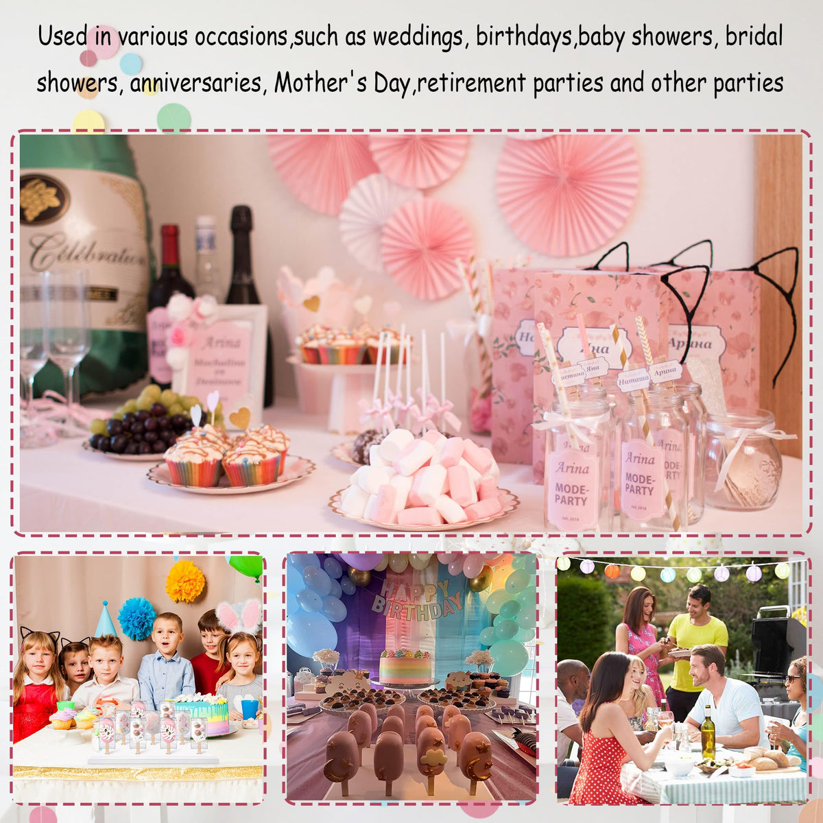 Hzzycaxli versatile cake pop boxes for lollipop or popsicle shaped cakes.