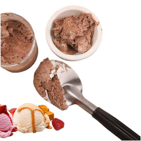 i Kito dishwasher-safe ice cream spade being cleaned for easy maintenance