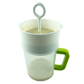 iAesthete nut milk filter for smooth, dairy-free milk separation.
