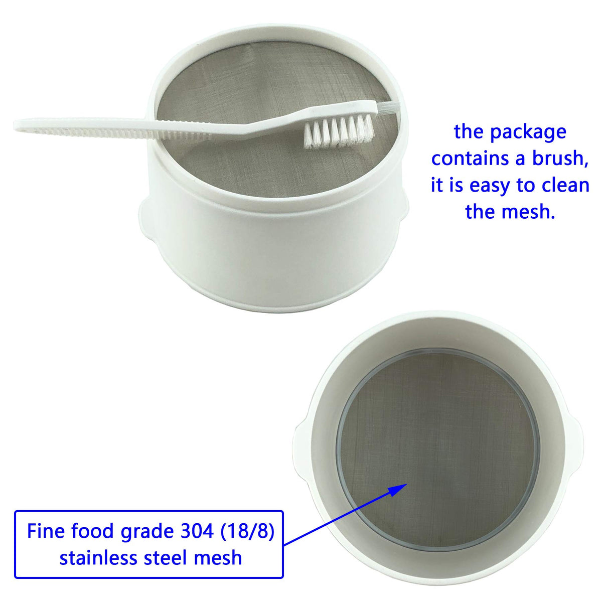 iAesthete press-stick provides controlled pulping and filtration.