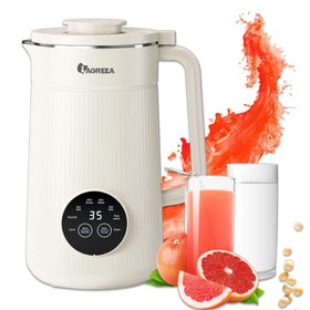 IAGREEA 8-in-1 nut milk maker front view highlighting compact kitchen-friendly design.