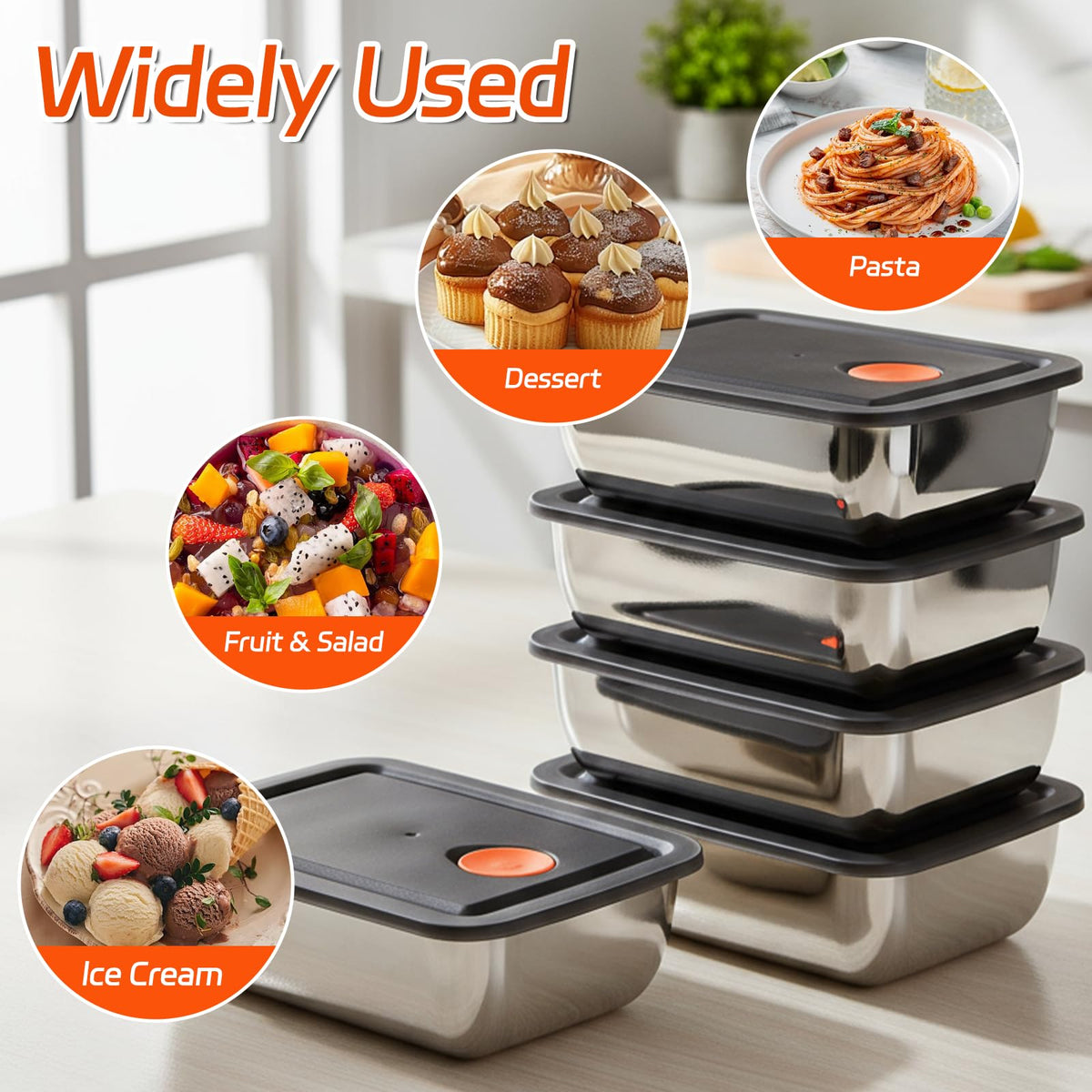 IANFAN dishwasher safe containers for simple cleanup