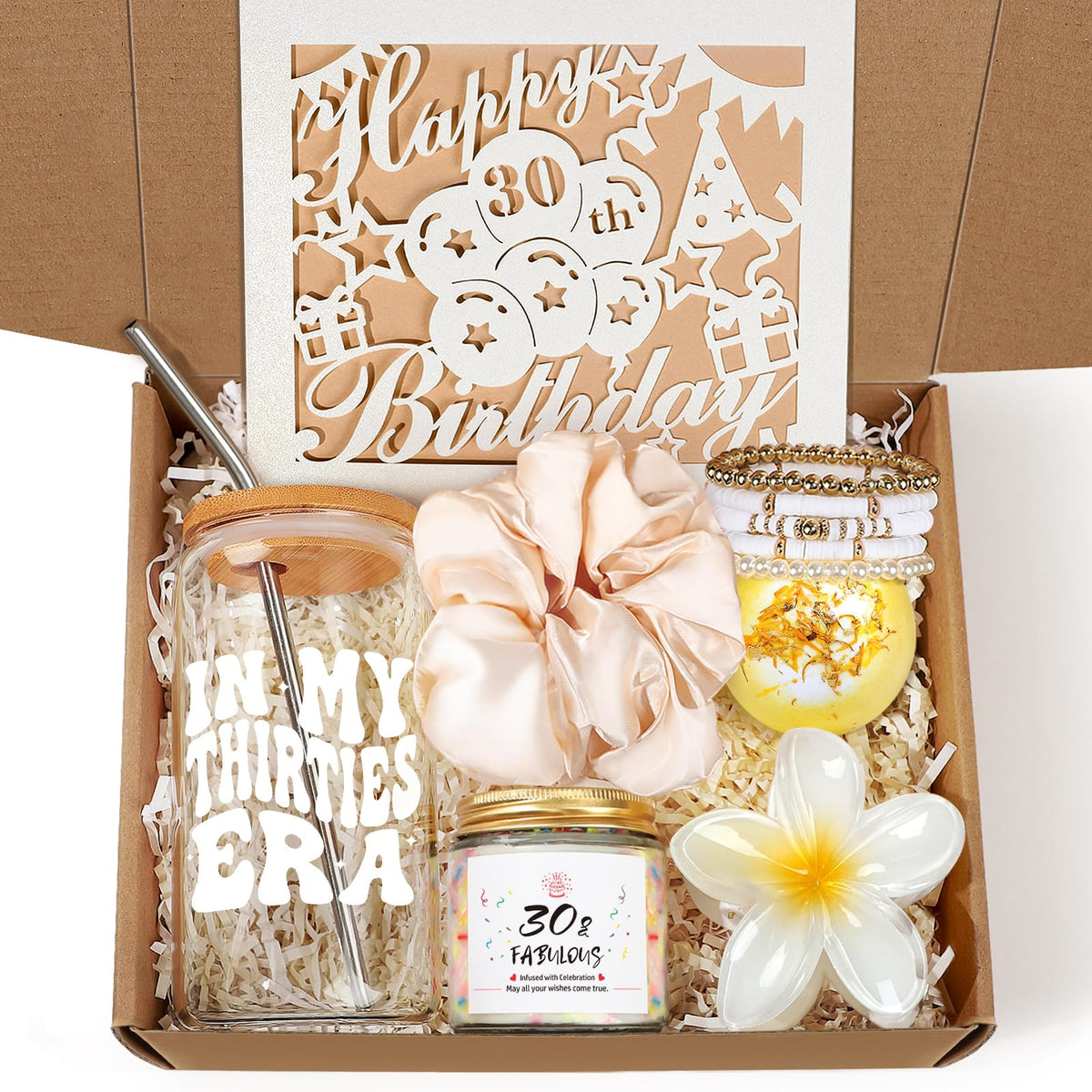 iAOVUEBY 30th birthday gift set cup — durable borosilicate glass for daily coffee moments