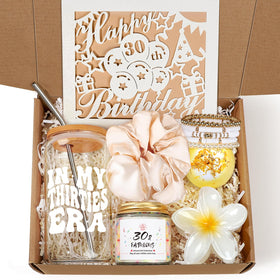 iAOVUEBY 30th birthday gift set cup — durable borosilicate glass for daily coffee moments