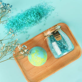 iaovueby Himalayan bath salts for a soothing soak