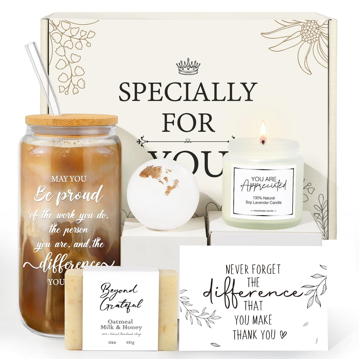 iAOVUEBY Gratitude Deluxe Gift Box conveys heartfelt appreciation for coworkers.