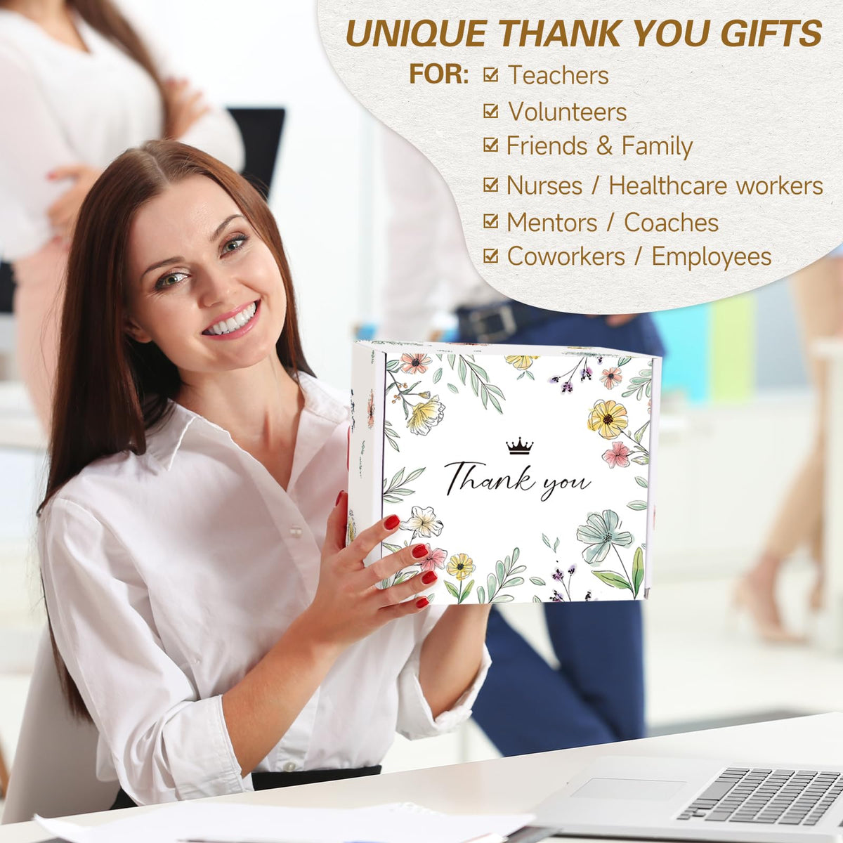 iaovueby greeting card and box highlighting thoughtful recognition moments