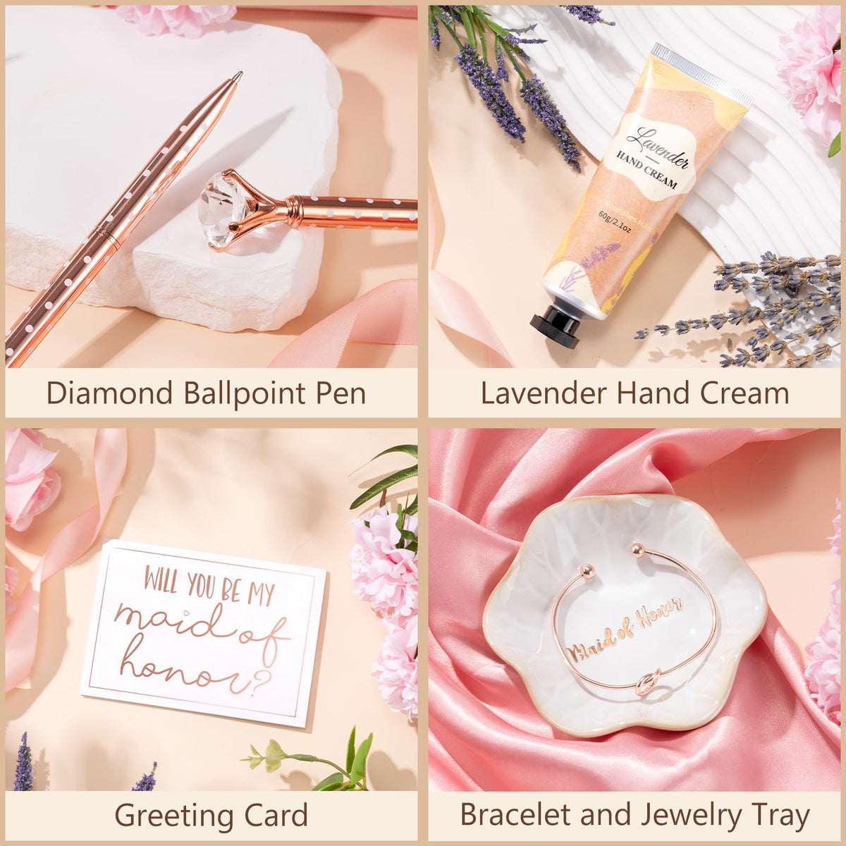 iAOVUEBY maid of honor lavender lemongrass goat milk soap and bath salts