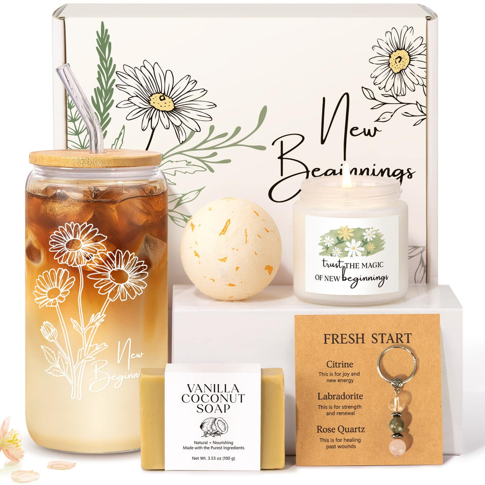 iaovueby New Beginnings Gift Box cover presents an elegant, gift-ready presentation for celebrating a new chapter.