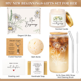 iaovueby New Beginnings Gift Box inside reveals thoughtful contents for transitioning.
