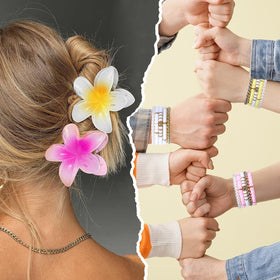 iAOVUEBY silk scrunchie offers gentle all-day wear