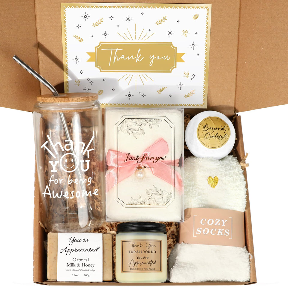 iaovueby Thank You for Being Awesome glass — stylish daily appreciation reminder.