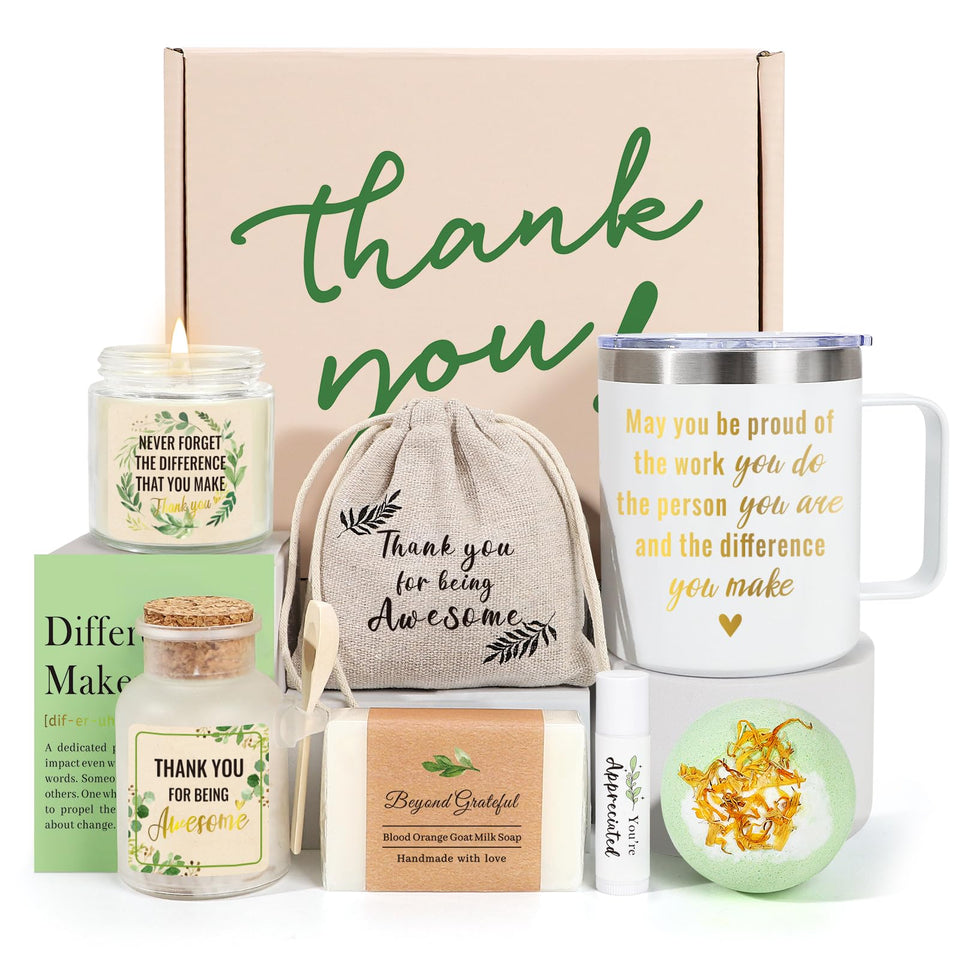 iAOVUEBY stainless steel tumbler with uplifting message in gift box