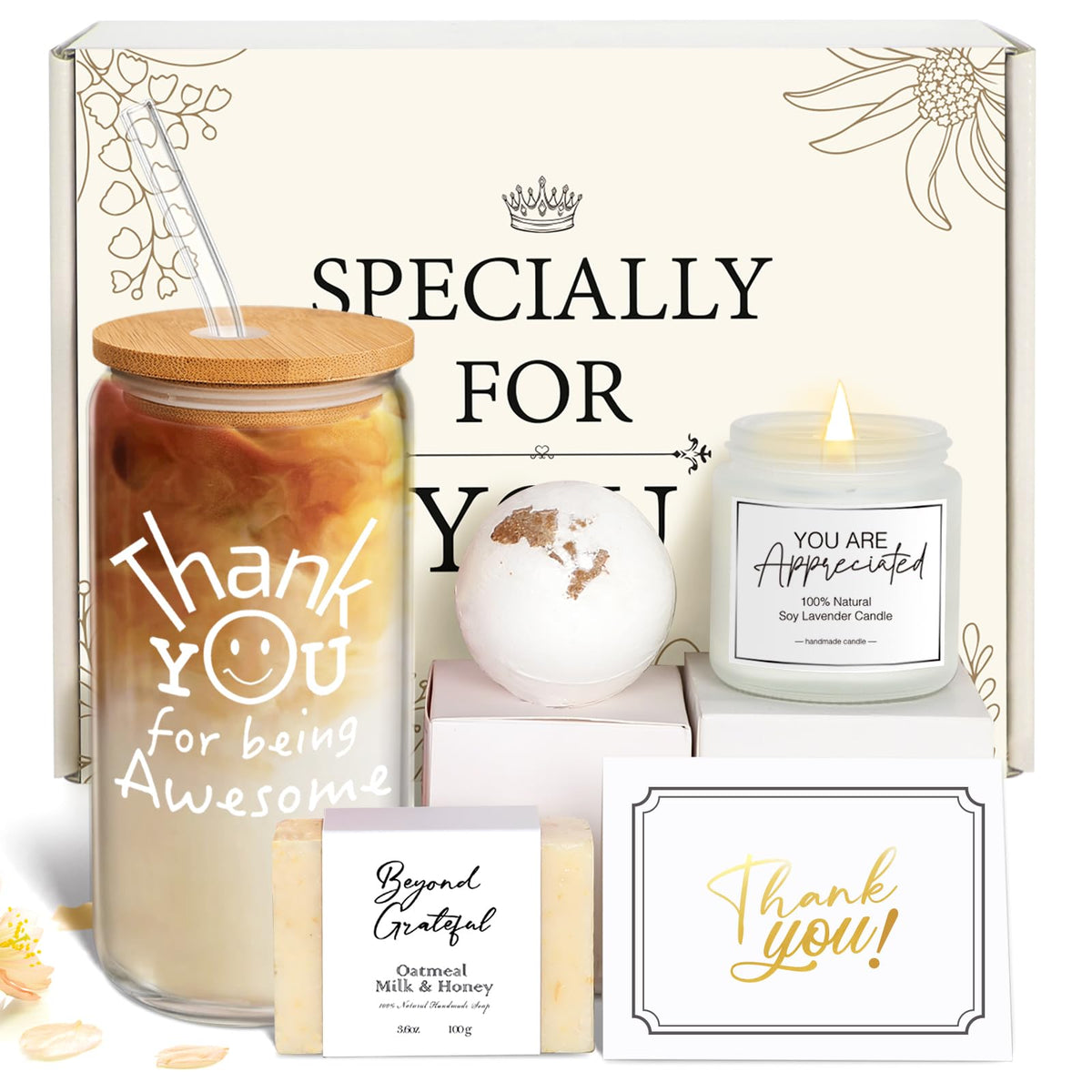 iAOVUEBY thank you glass, durable for hot or cold drinks and stylish for daily use.