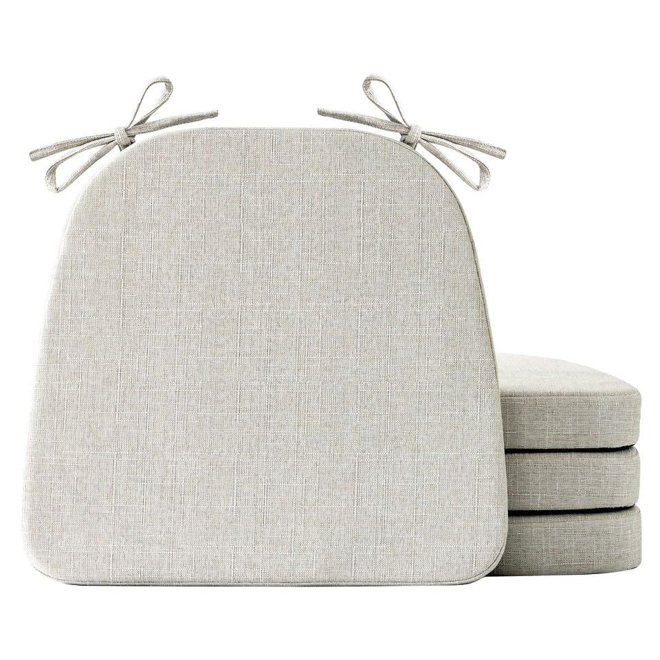 IASEAHK dining chair cushions set of four shown on chairs for added comfort