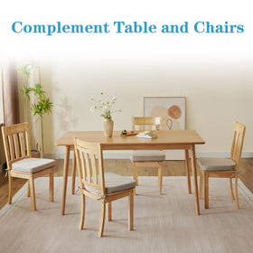 IASEAHK beige fabric complements a range of dining room styles