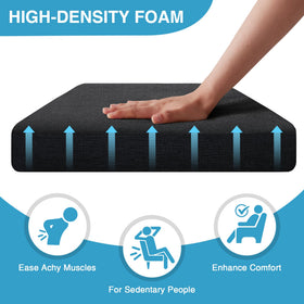 IASEAHK chair cushions removable cover simplifies cleaning and refreshes your dining area.