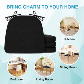 IASEAHK chair cushions vacuum packed; foam expands to full comfort after opening.