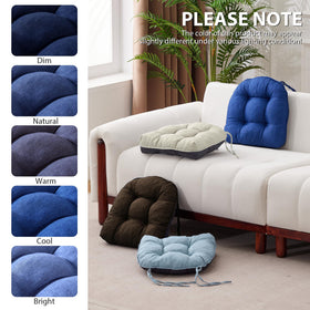 IASEAHK navy chair cushions set of 4 fit most chairs and elevate dining comfort.