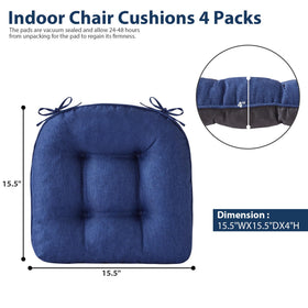IASEAHK tufted foam dining pad offers resilient comfort for long meals.