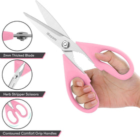 iBayam comfort grip handle reduces hand fatigue during cutting