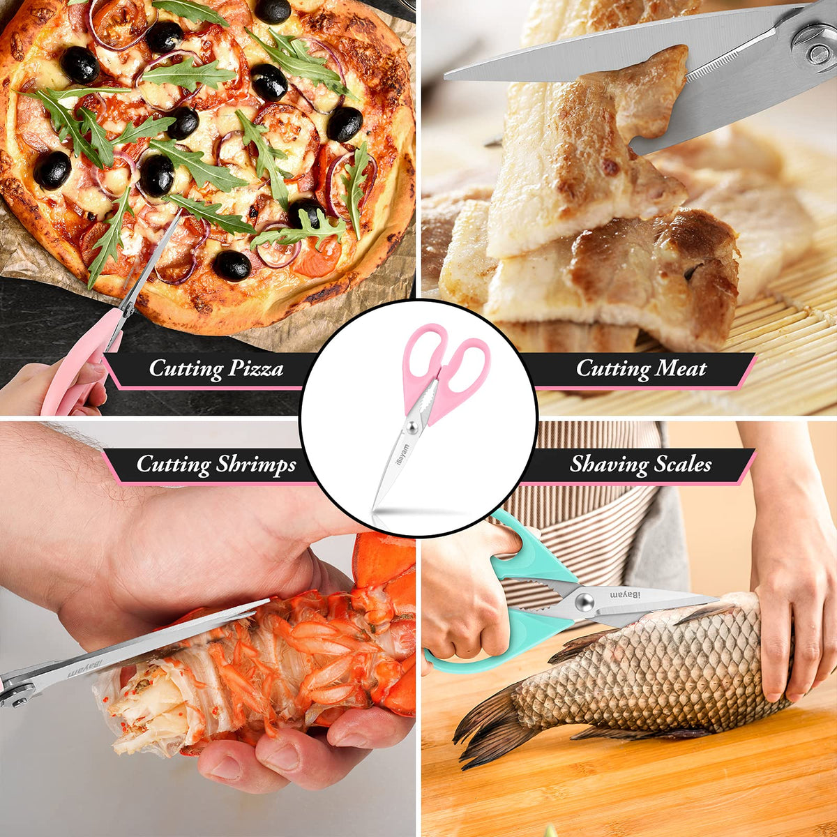 iBayam compact 8.3-inch design fits snugly in utensil drawers.