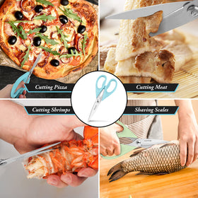 iBayam kitchen shears cutting packaging bags and more