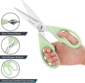 iBayam kitchen shears dishwasher-safe design ready for easy cleaning