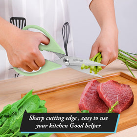 iBayam kitchen shears two-pack color options for versatile tasks