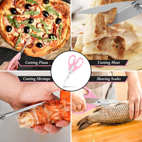 iBayam meat poultry scissors ideal for meats and vegetables