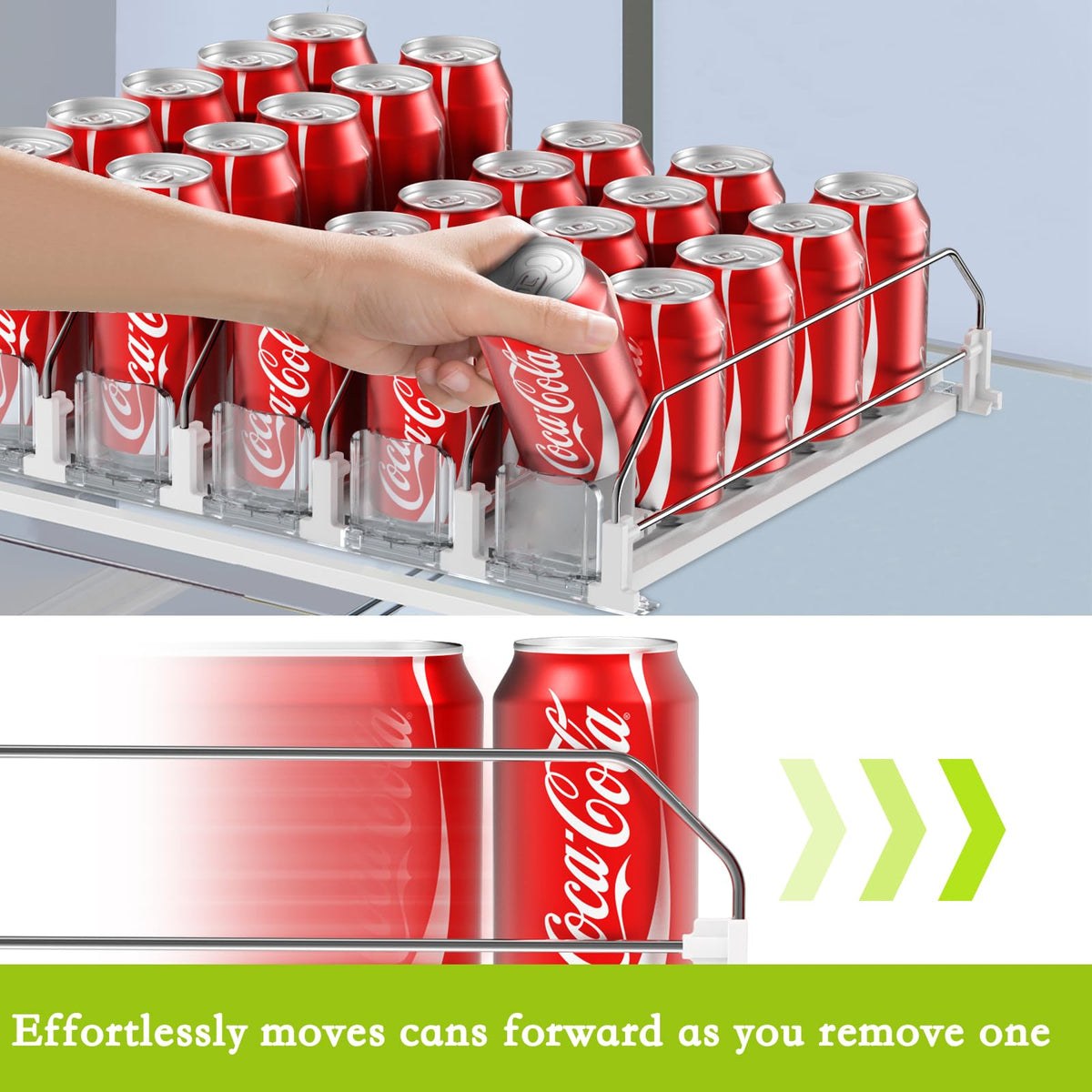 IBORING drink organizer front plate emphasizing easy access and visual appeal